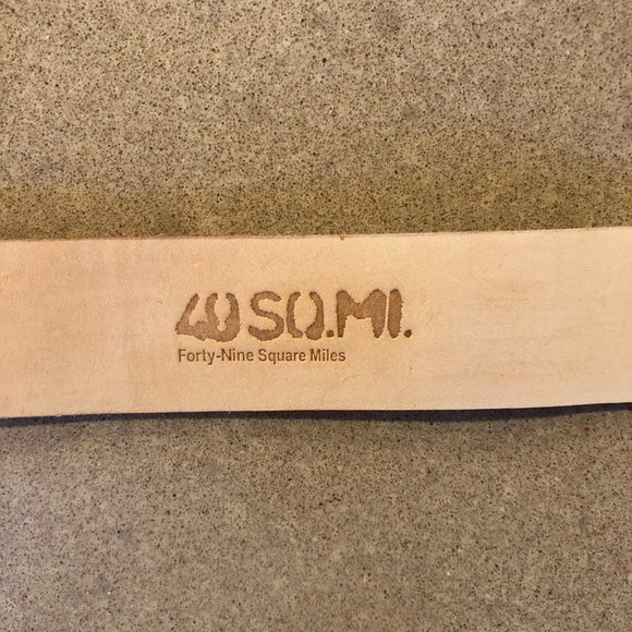 49 SQ Miles - RISSETTO - SALT OF THE EARTH Belt - M - Natural - Italian Leather main image 13